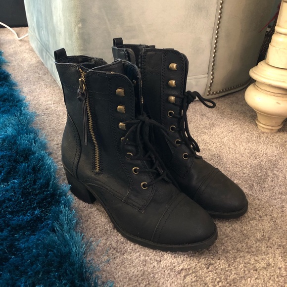 Report Shoes - REPORT heeled Combat Boots Report Shoes - REPORT heeled Combat Boots